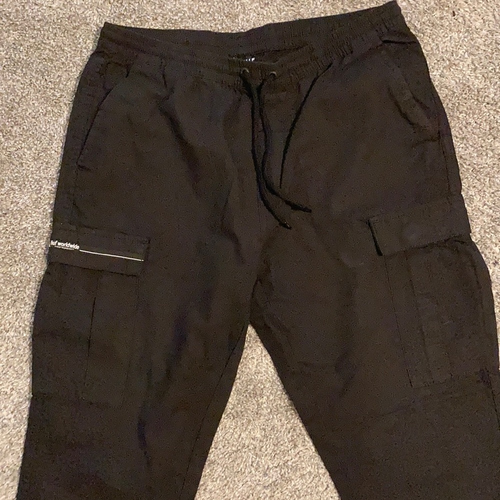Black huf worldwide pants